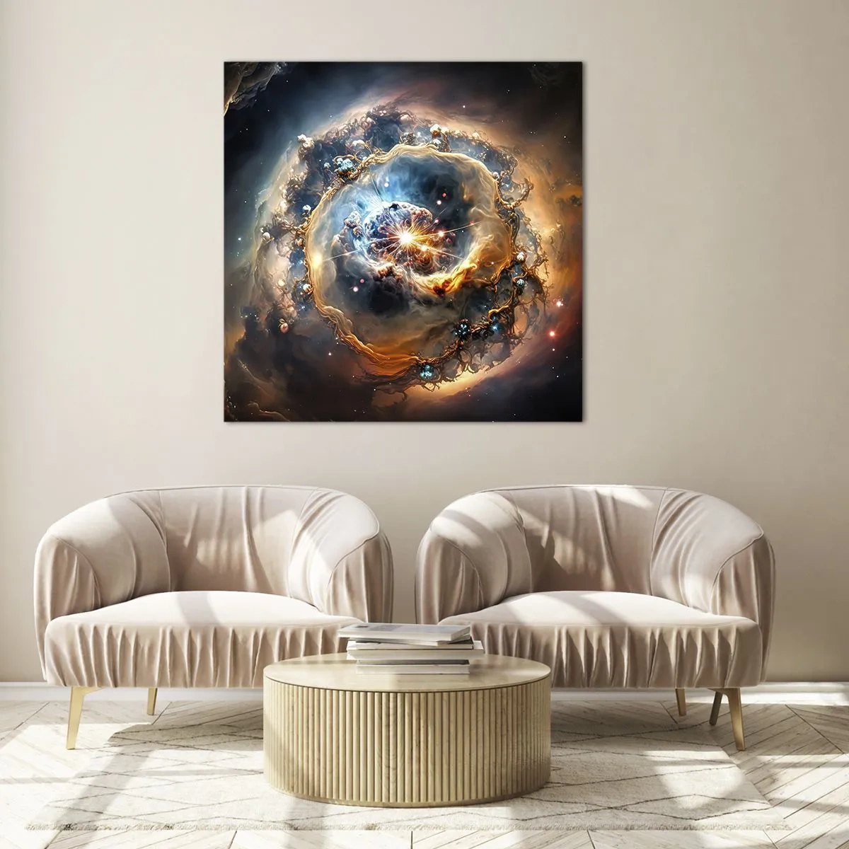 Obraz na skle - Začiatok - 60x60 cm