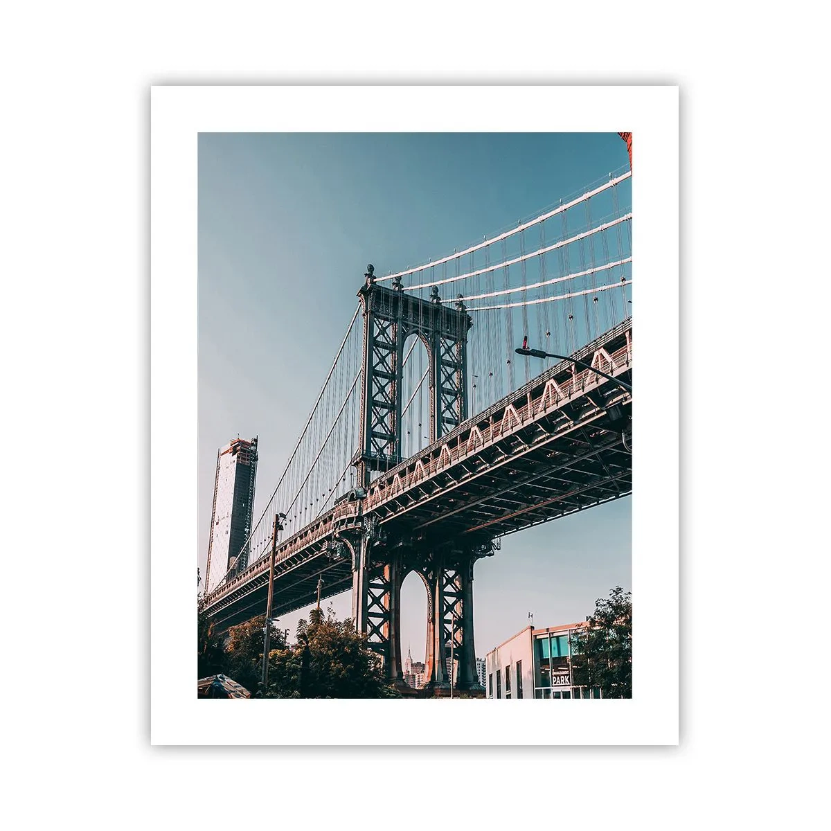 Plagát - Nad vlnami mesta - 40x50 cm