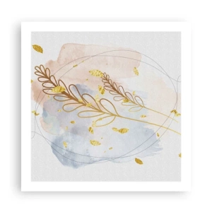 Plagát - Zlatý závan - 60x60 cm