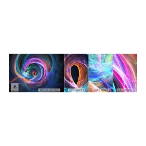 Vzorka samolepiacej fototapety Deluxe Sticker - Kam ma vedieš? - Abstrakcia, Kus, Vortex - 100x30 cm