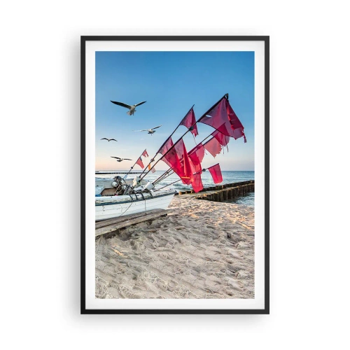 Plagát v čiernom ráme - Zaslúžená prestávka - 61x91 cm
