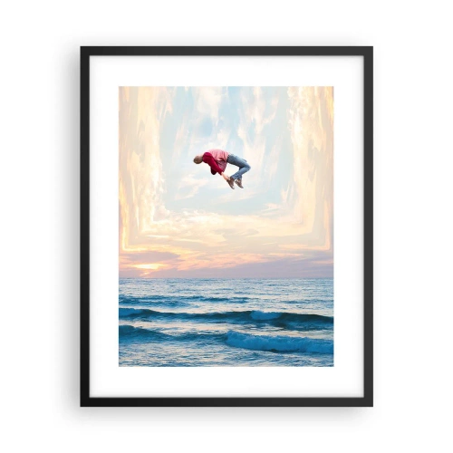 Plagát v čiernom ráme - Do inej dimenzie - 40x50 cm