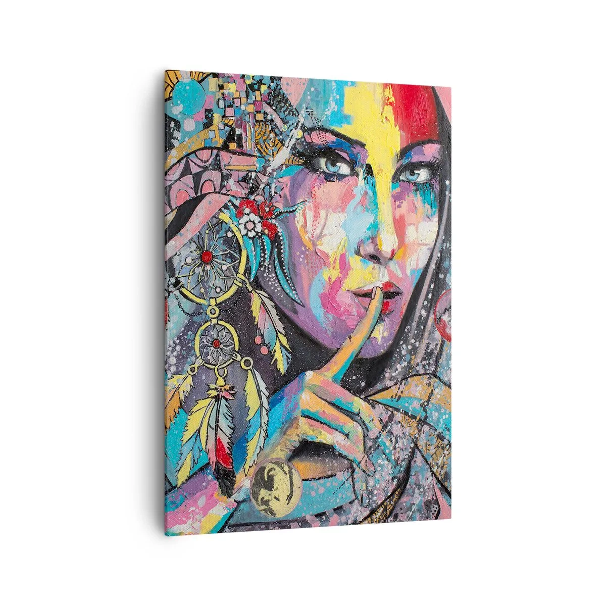 Obraz na plátne - Mlč, než pochopíš - 70x100 cm