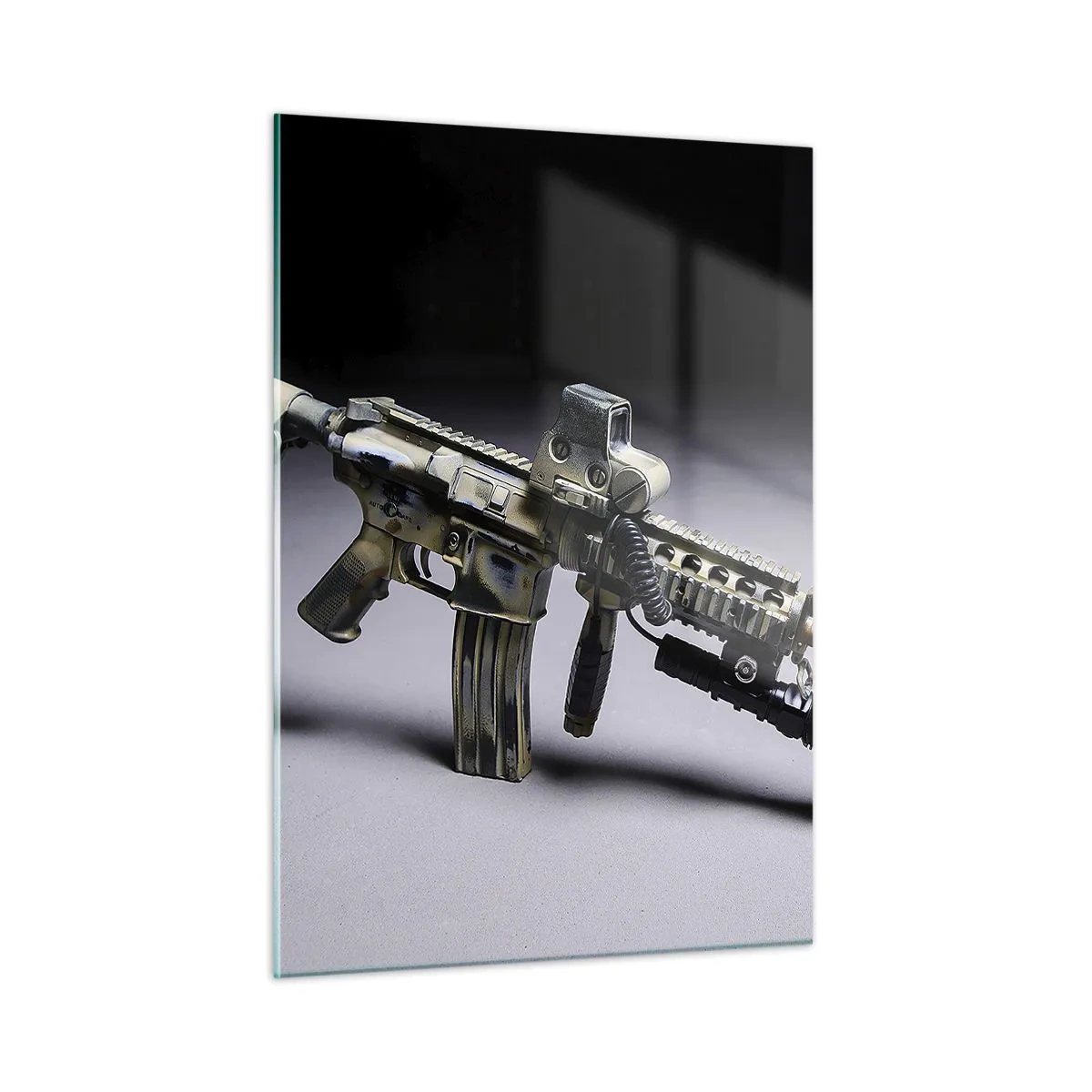 Obraz na skle - Vždy nebezpečný - 50x70 cm