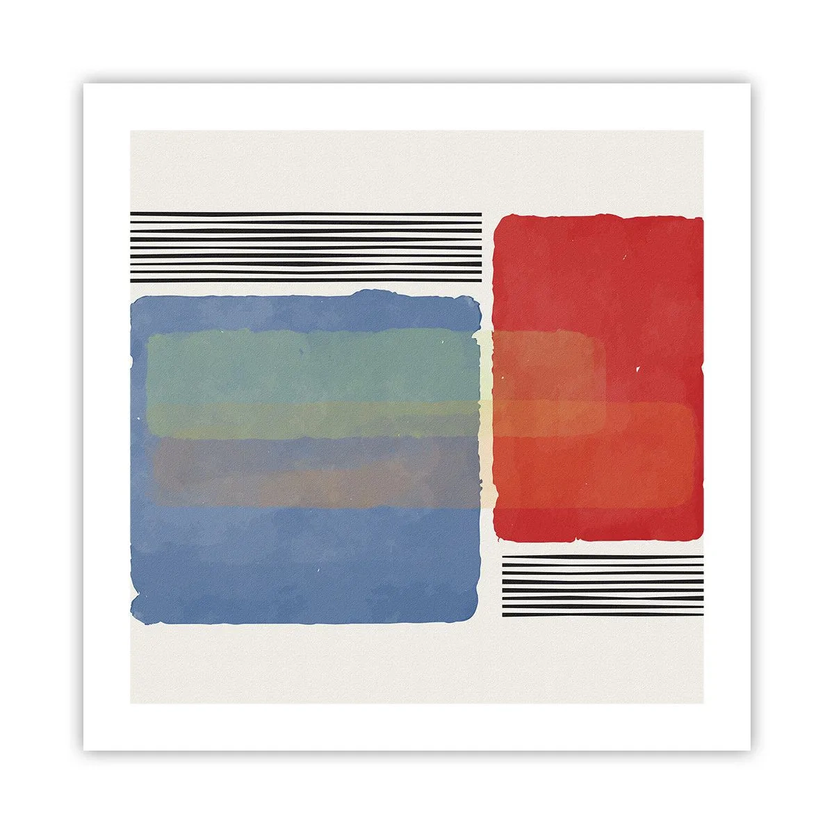 Plagát - Duch a písmeno geometrie - 50x50 cm