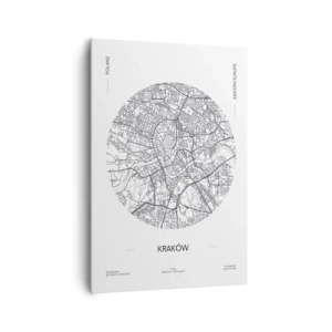 Obraz na plátne - Anatómia Krakova - 70x100 cm