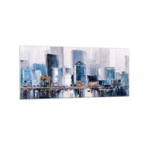 Obraz na skle - Newyorská impresia - 120x50 cm