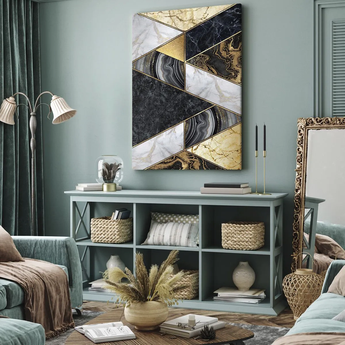 Obraz na plátne - Kameň vedľa kameňa - 50x70 cm