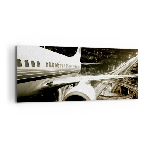 Obraz na plátne - Letieť do noci - 100x40 cm
