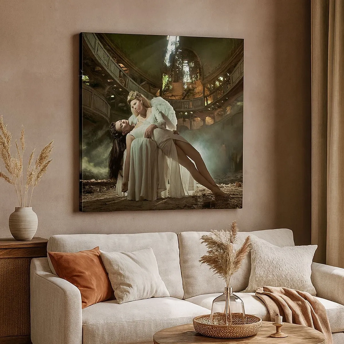 Obraz na plátne - Duch starého divadla - 30x30 cm