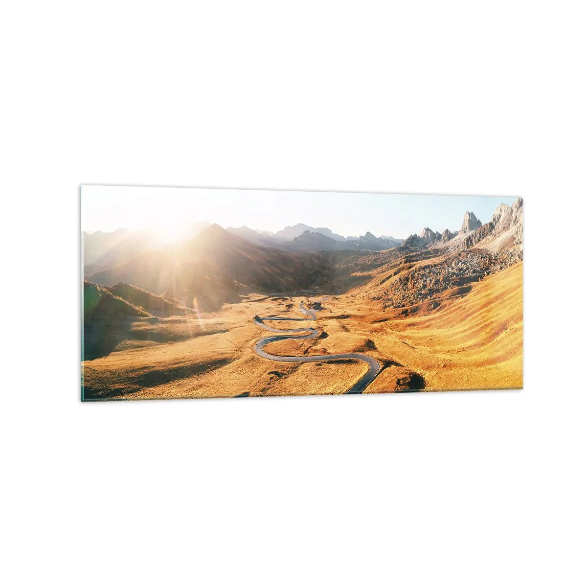 Obraz na skle - V zlatom údolí - 120x50 cm