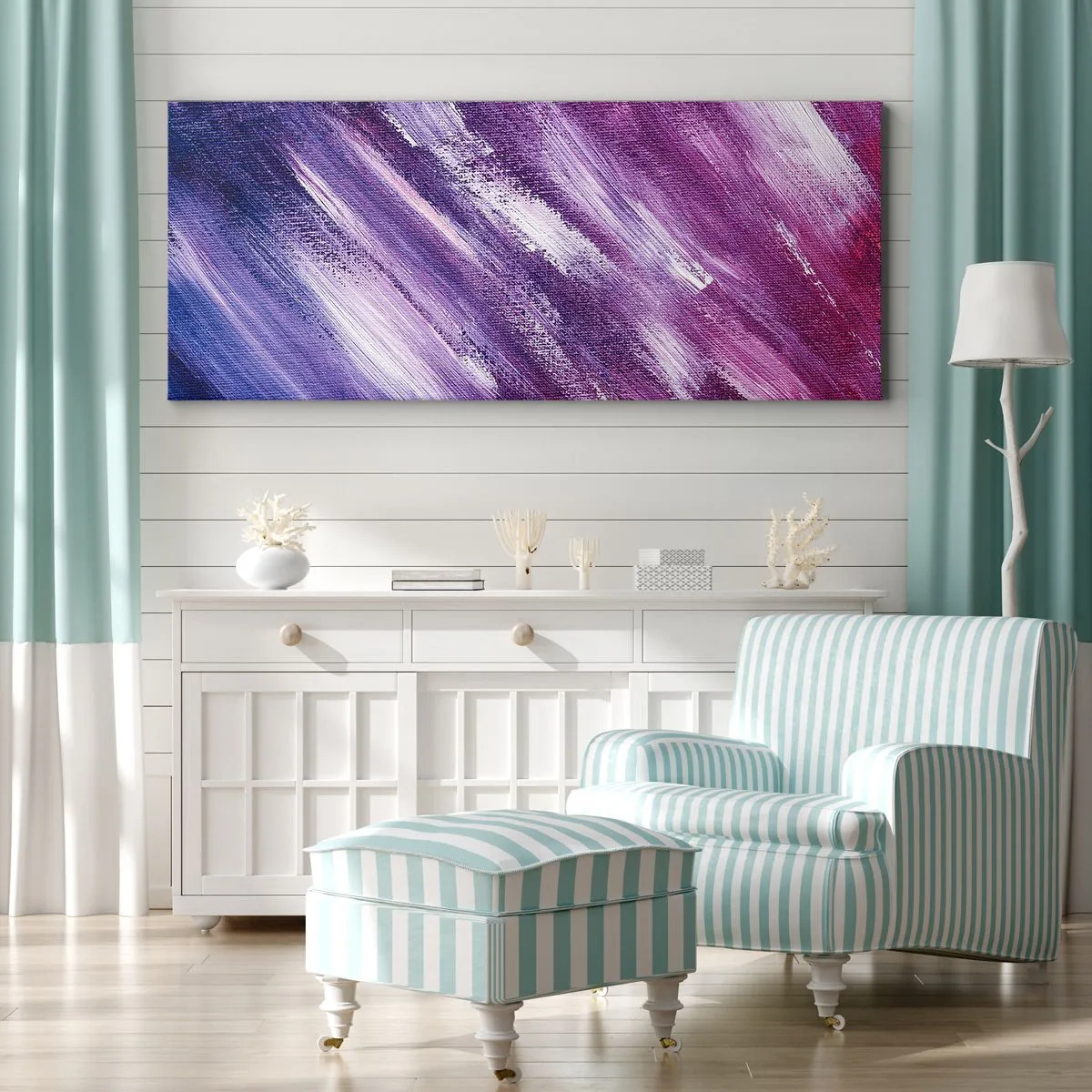 Obraz na plátne - Keď fúka slnečný vietor - 100x40 cm
