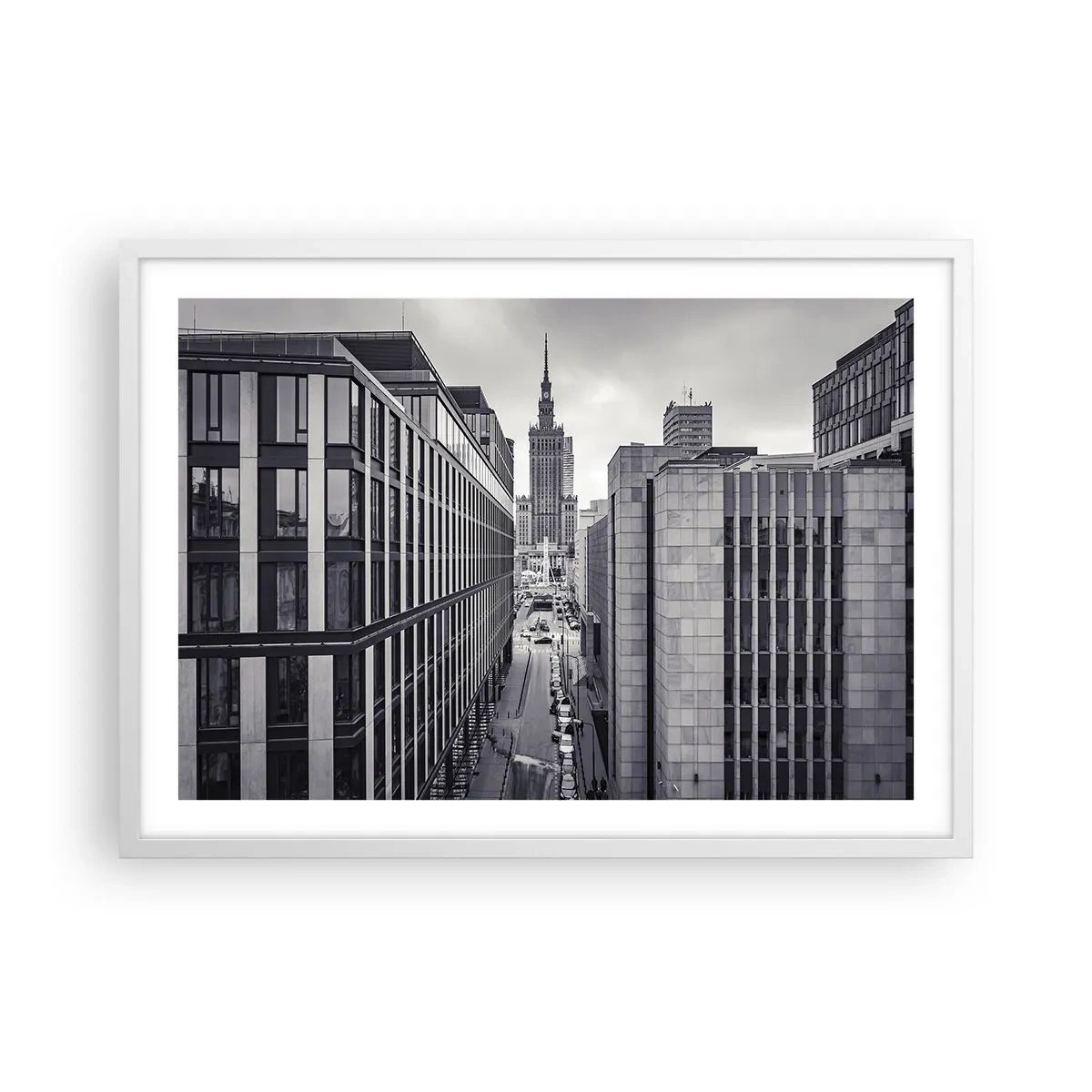 Plagát v bielom ráme - Varšavské údolie - 70x50 cm