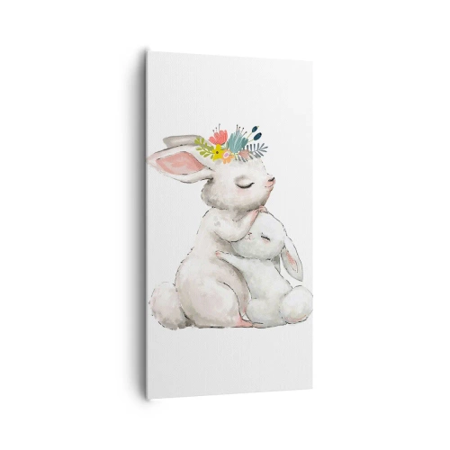 Obraz na plátne - Najlepšie je u mamy - 65x120 cm