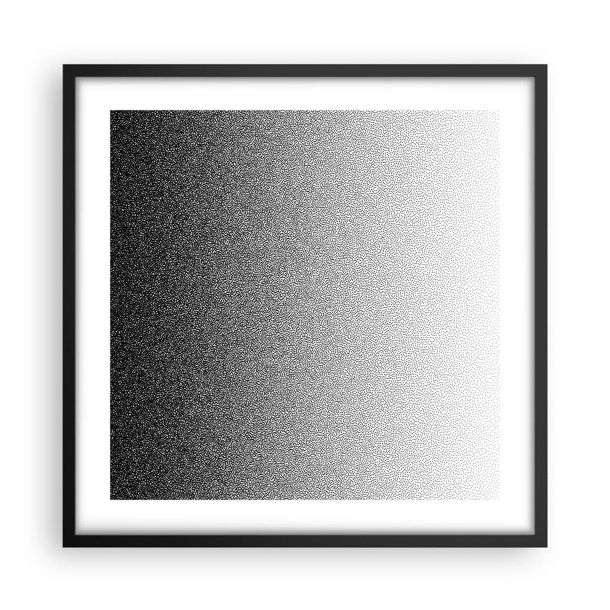 Plagát v čiernom ráme - Smerom ku svetlu - 50x50 cm