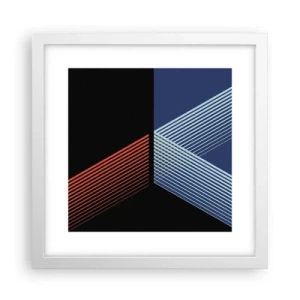 Plagát v bielom ráme - Jednoduchý príbeh - 30x30 cm