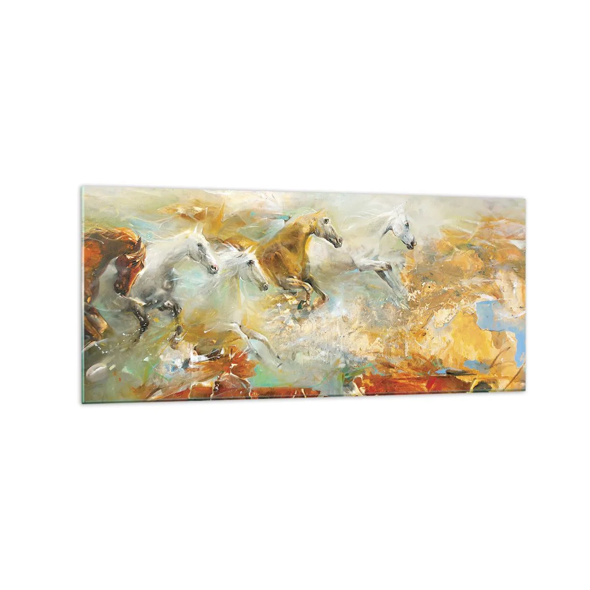 Obraz na skle - Cvála svetlom - 120x50 cm