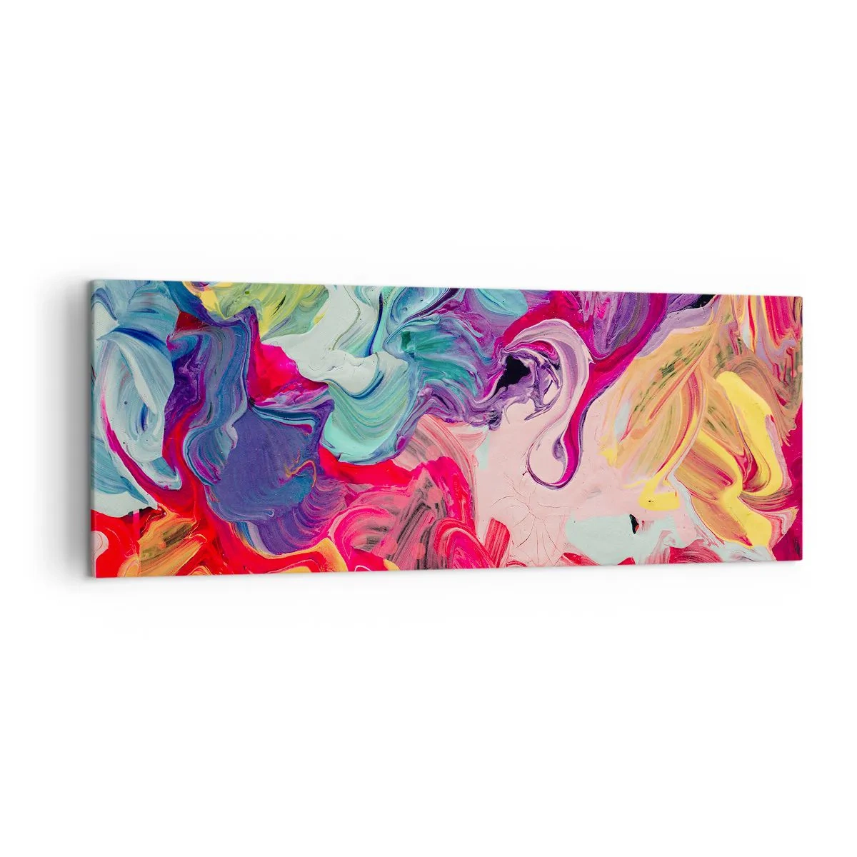 Obraz na plátne - Zrodenie farieb - 140x50 cm