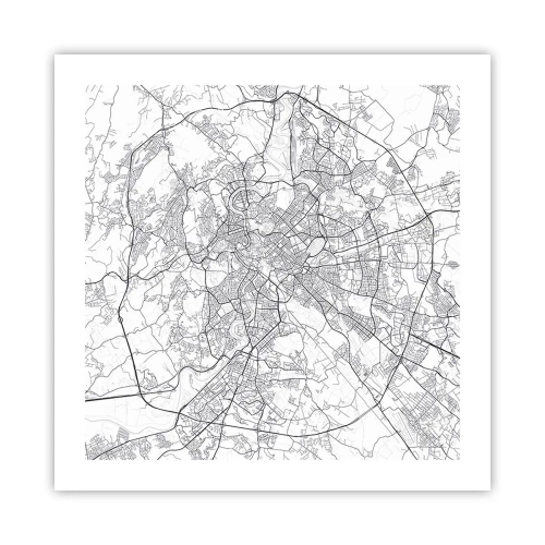 Plagát - Rímsky kruh - 50x50 cm