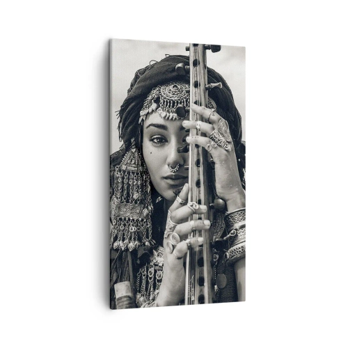 Obraz na plátne - Samotná hudba orientu - 45x80 cm