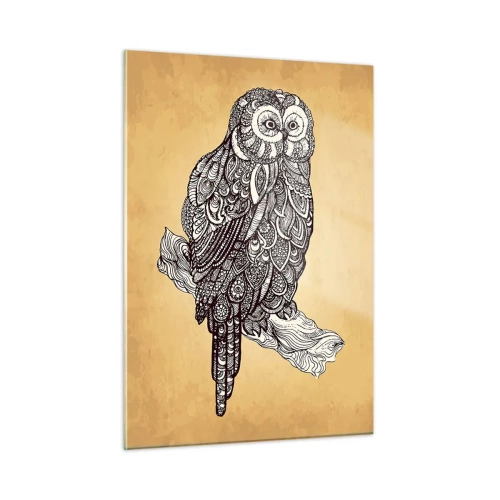 Obraz na skle - Majstrovské ornamenty múdrosti - 50x70 cm