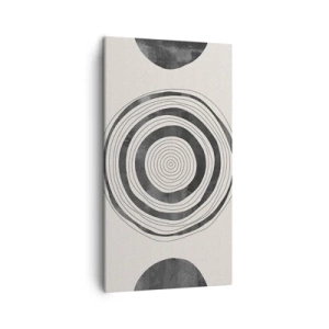 Obraz na plátne - Dôležité je to, čo je uprostred - 45x80 cm