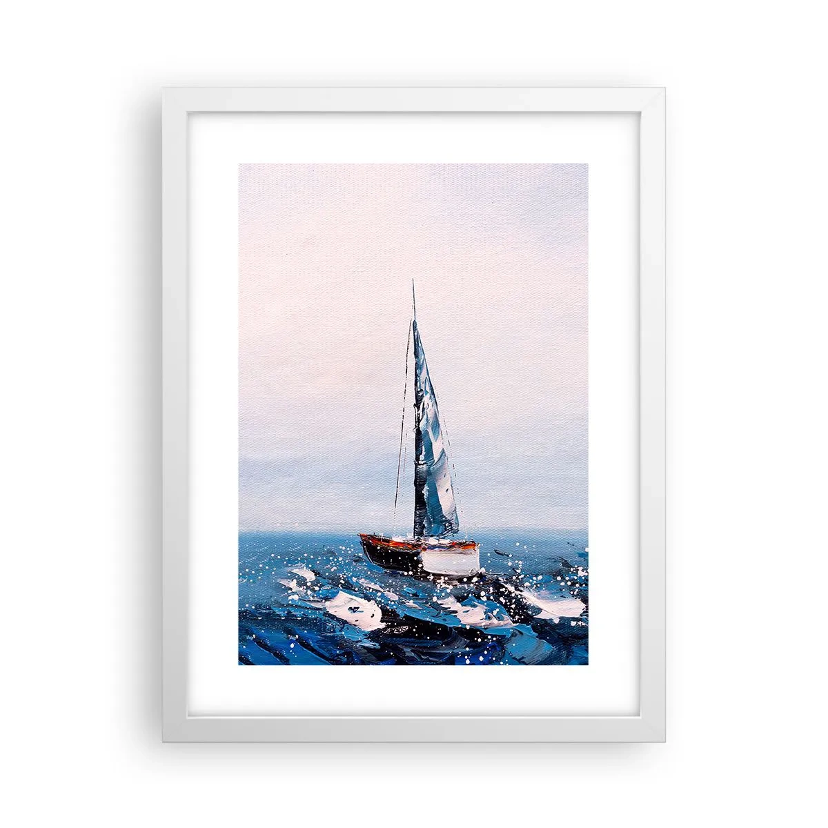 Plagát v bielom ráme - Bratstvo vetra - 30x40 cm