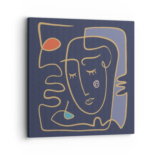 Obraz na plátne - V zádumčivosti - 30x30 cm