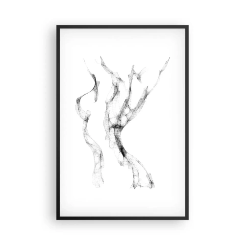 Plagát v čiernom ráme - Krásna a silná - 61x91 cm