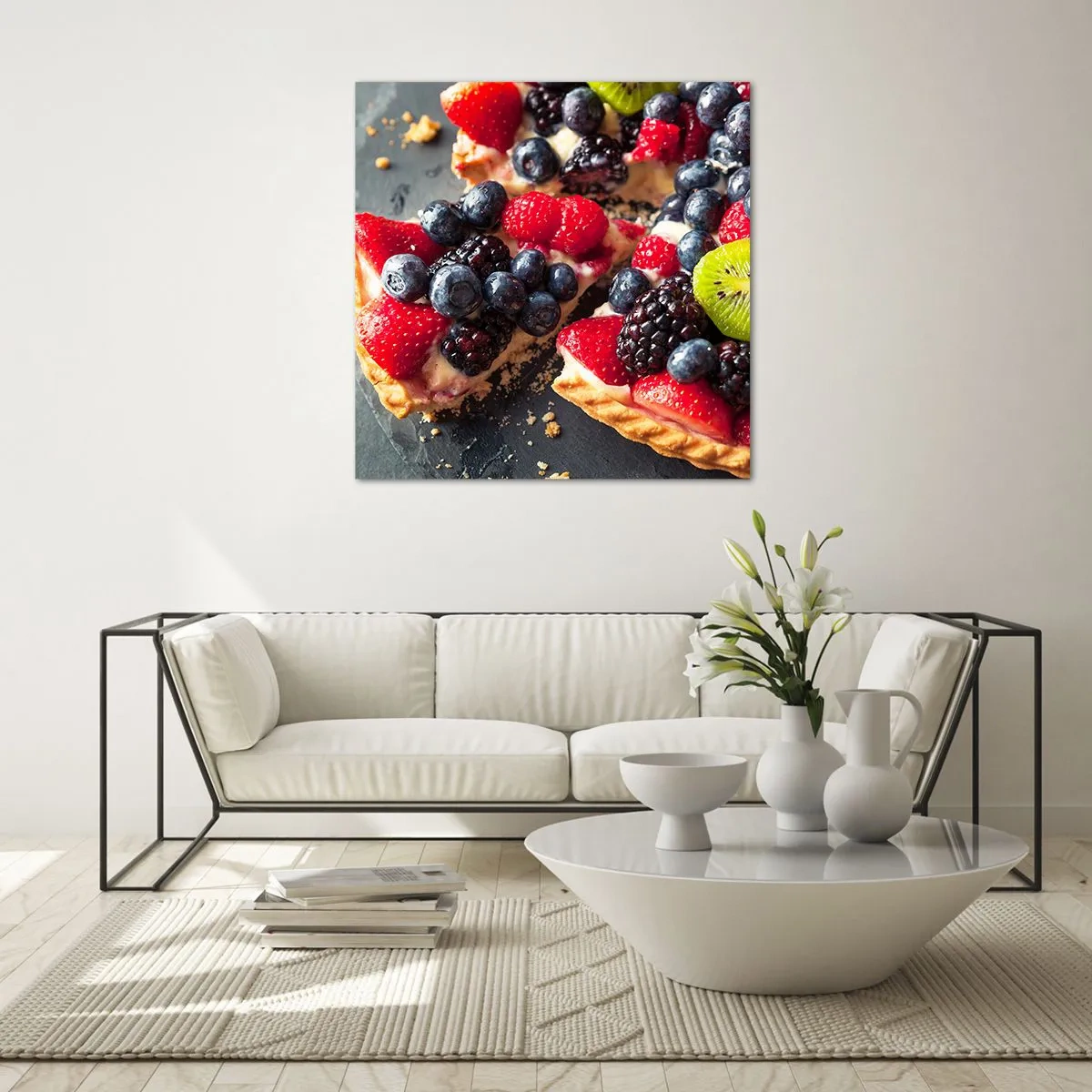 Obraz na skle - Dolce vita! - 30x30 cm