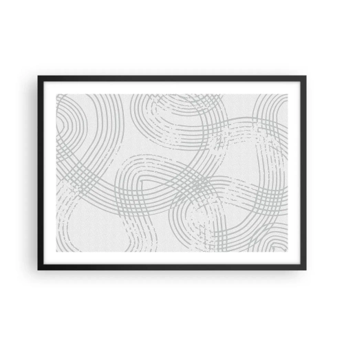 Plagát v čiernom ráme - Jednoduché východisko neexistuje - 70x50 cm