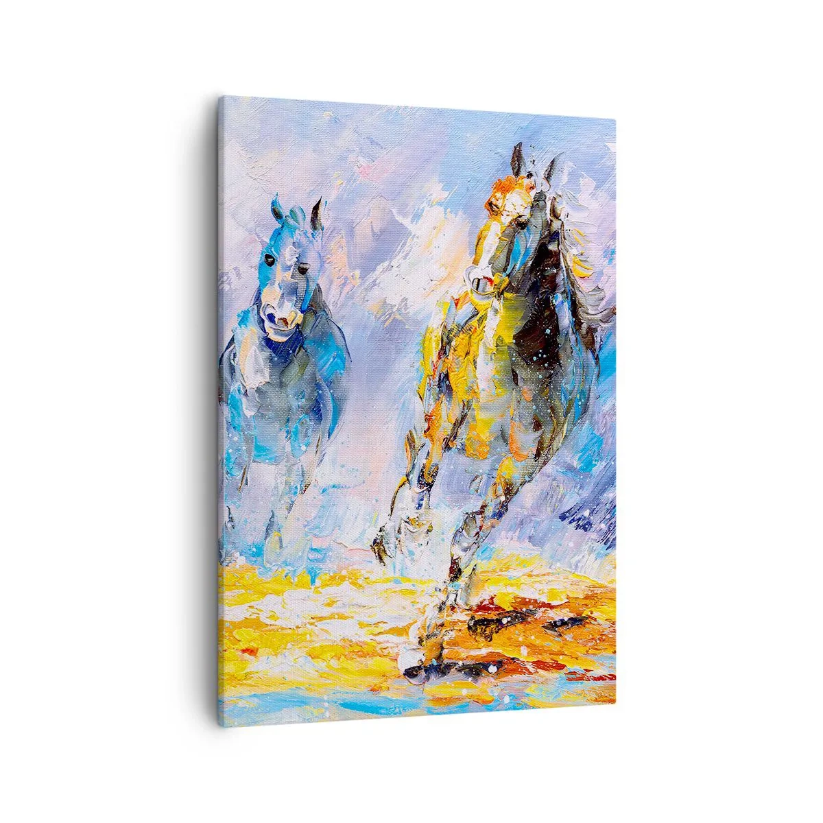 Obraz na plátne - Cvalom cez žiaru - 50x70 cm