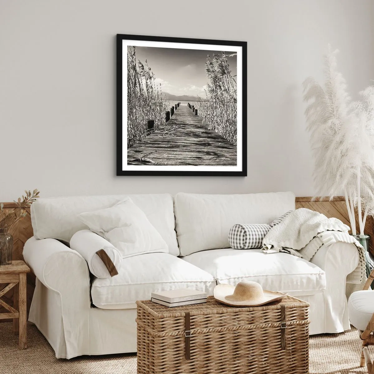 Plagát v čiernom ráme - V ústraní tráv - 60x60 cm