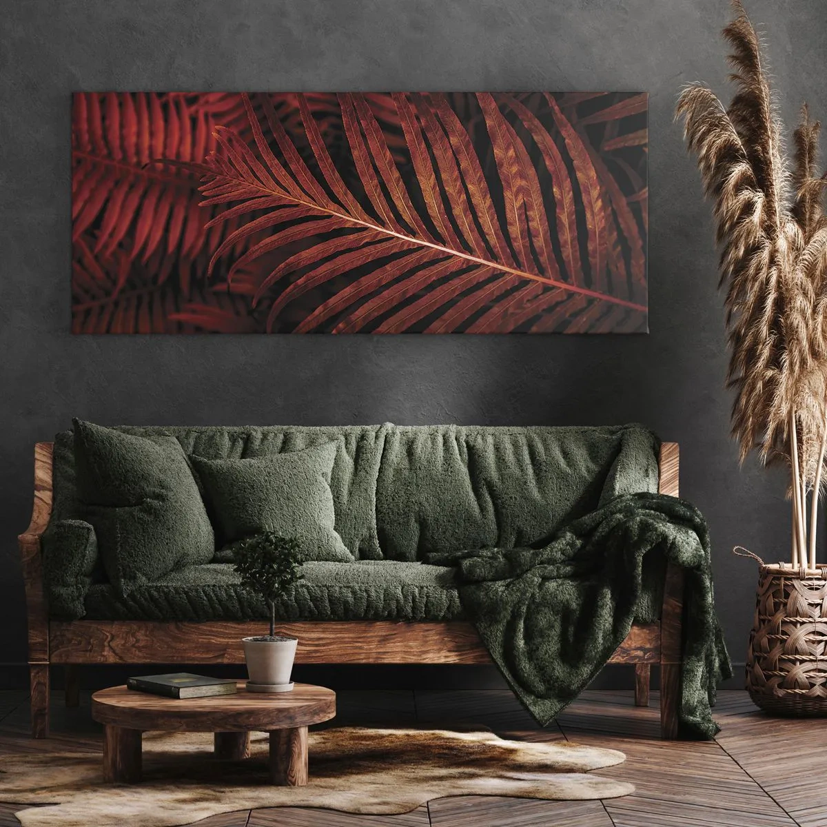 Obraz na plátne - Žiar života - 160x50 cm