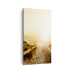 Obraz na plátne - Dunami smerom k slnku - 55x100 cm