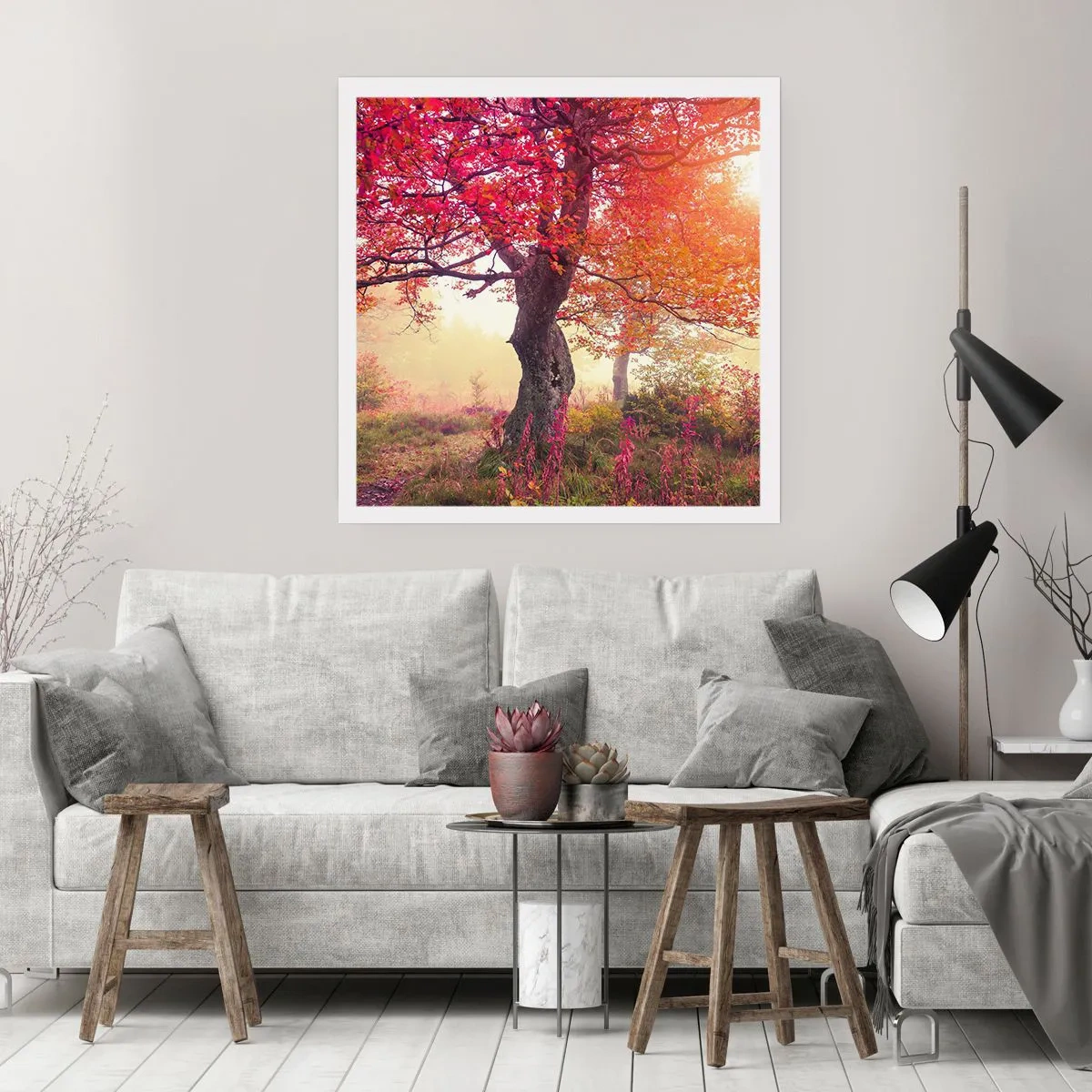 Plagát - Šialenstvo rozkvetu - 60x60 cm