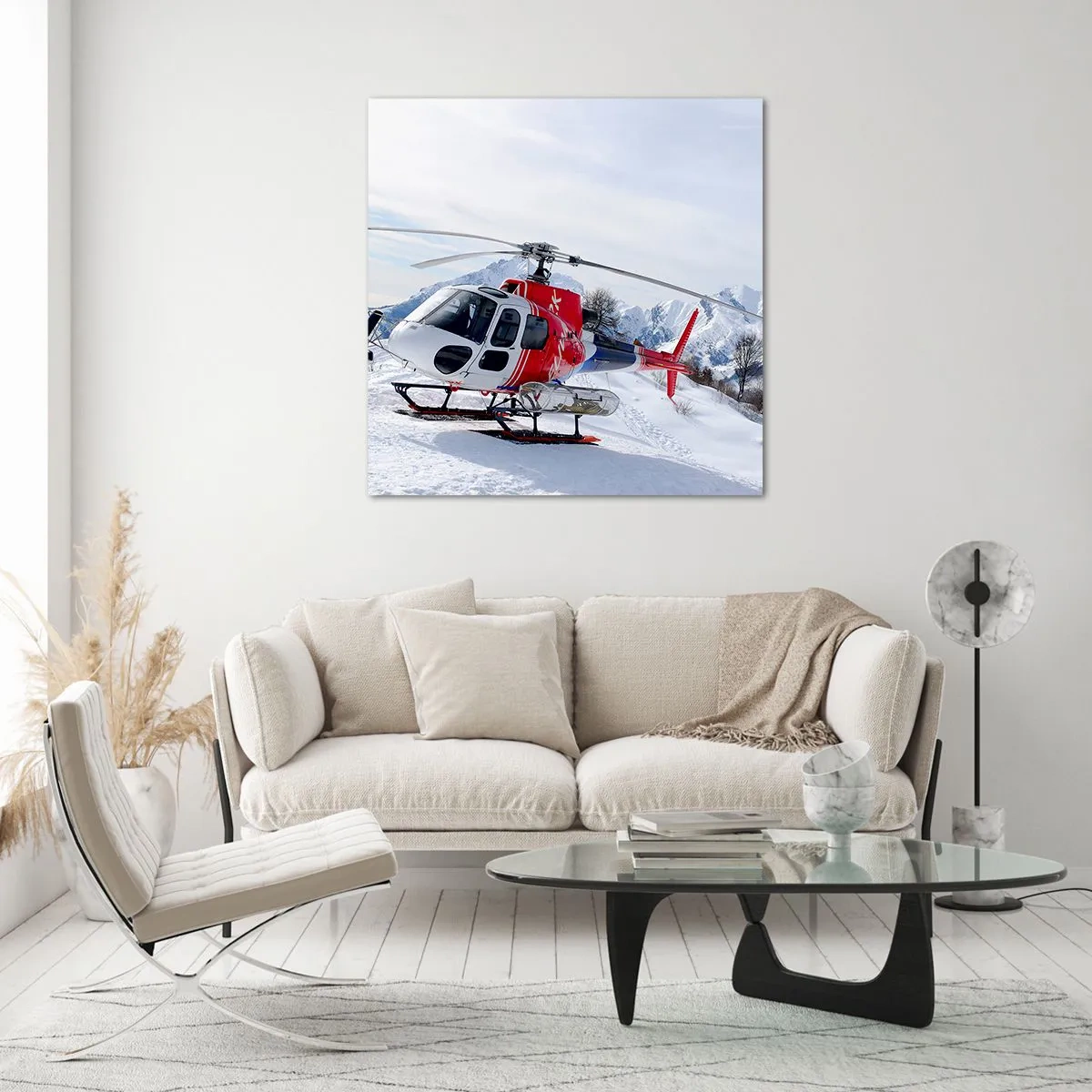 Obraz na skle - Vždy pripravený - 40x40 cm