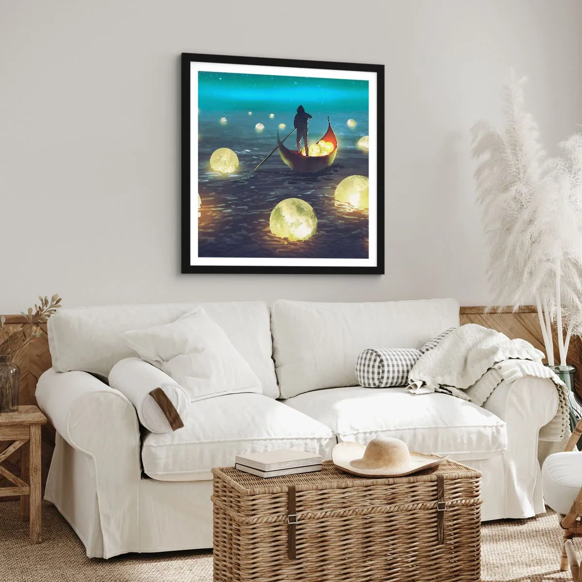 Plagát v čiernom ráme - Veci, o ktorých sa filozofom nezdá - 60x60 cm