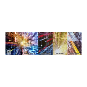 Vzorka fototapety Premium Sand - Osvetlená chodba - Abstrakcia, Grafika, 3D - 100x30 cm