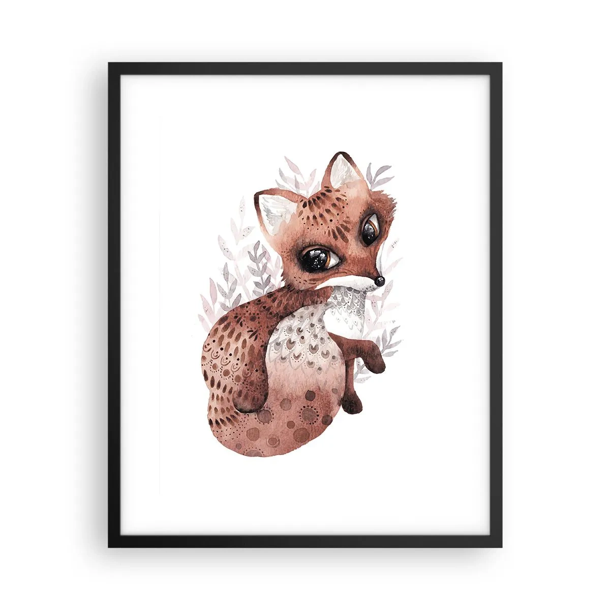 Plagát v čiernom ráme - Proste sa zamilovať - 40x50 cm