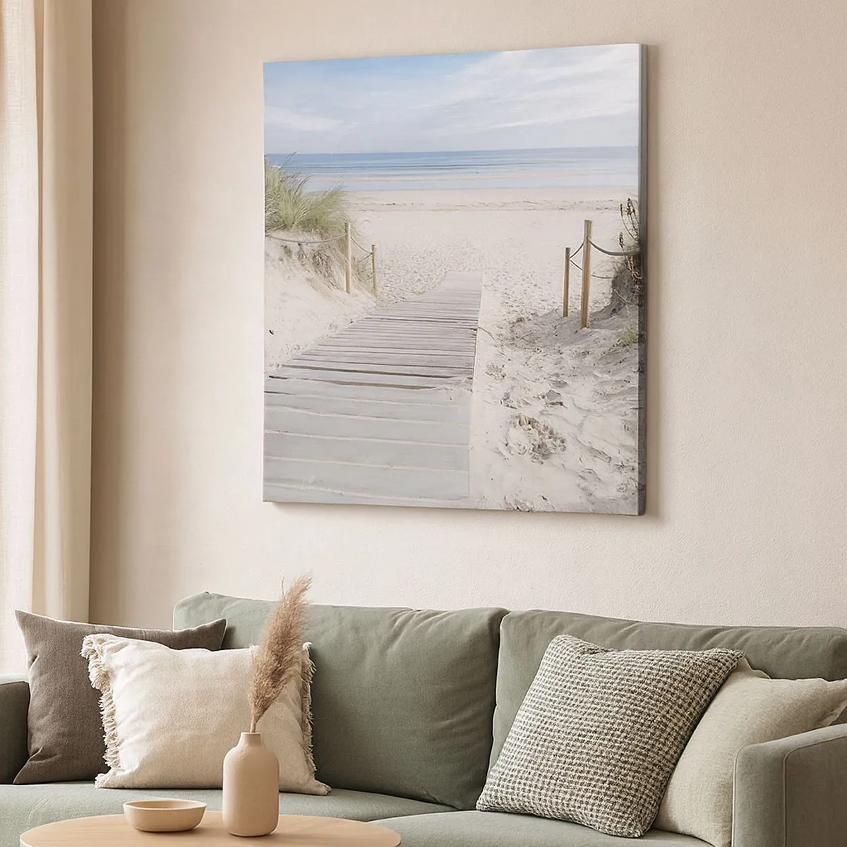 Obraz na plátne - Až oko dovidí - 30x30 cm