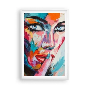 Plagát v bielom ráme - Naše prvé tajomstvo - 61x91 cm