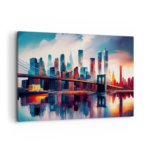 Obraz na plátne - Famózny New York - 100x70 cm