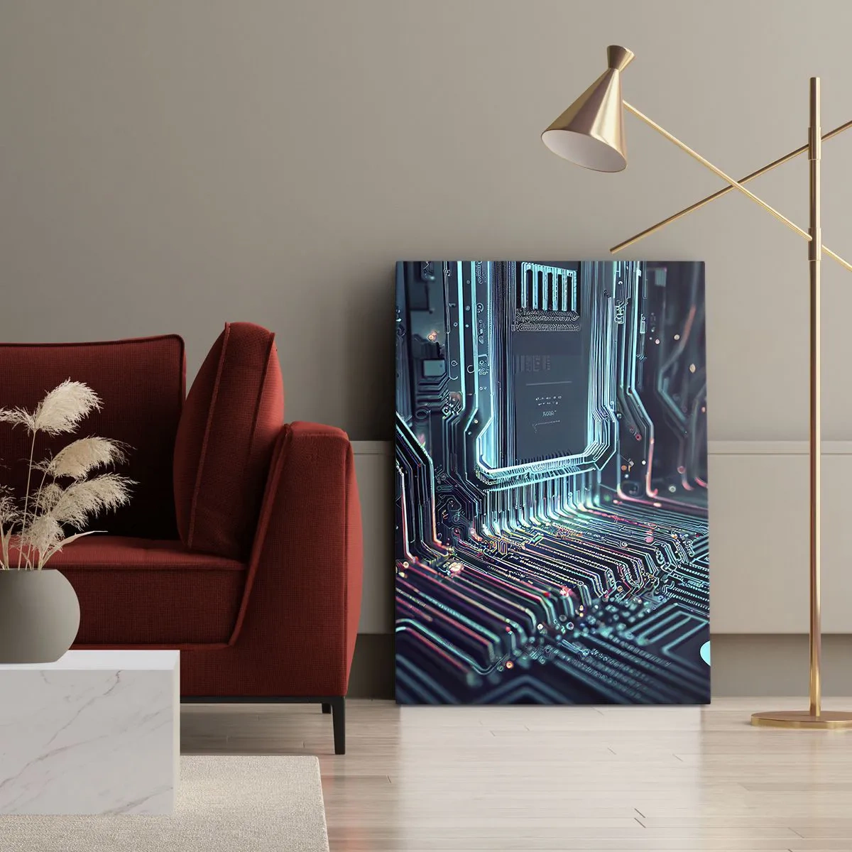 Obraz na plátne - Len tak premýšľam… - 50x70 cm