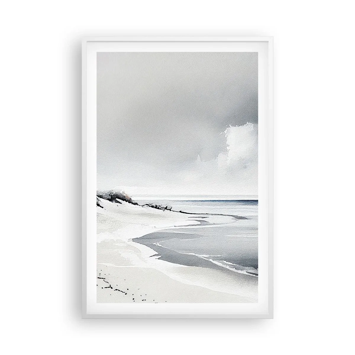 Plagát v bielom ráme - Vždy spolu - 61x91 cm