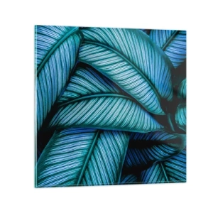 Obraz na skle - Čiary života - 40x40 cm