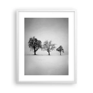 Plagát v bielom ráme - O čom sníva? - 40x50 cm