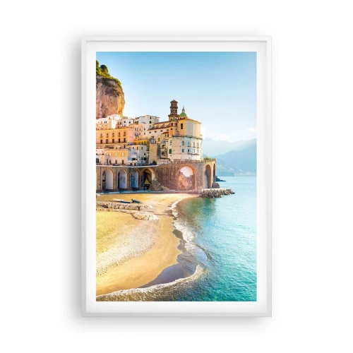 Plagát v bielom ráme - Výnimočné mesto - 61x91 cm