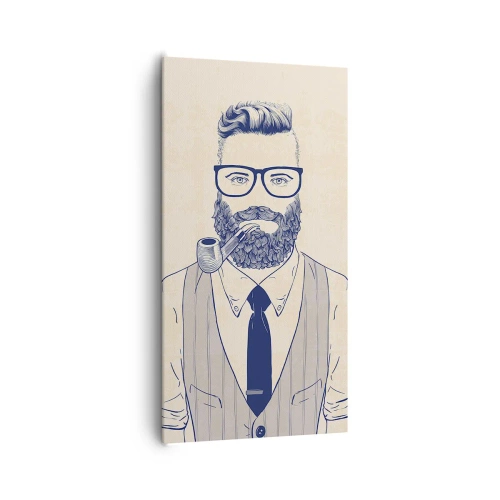 Obraz na plátne - Veselý, mužský a módny - 65x120 cm