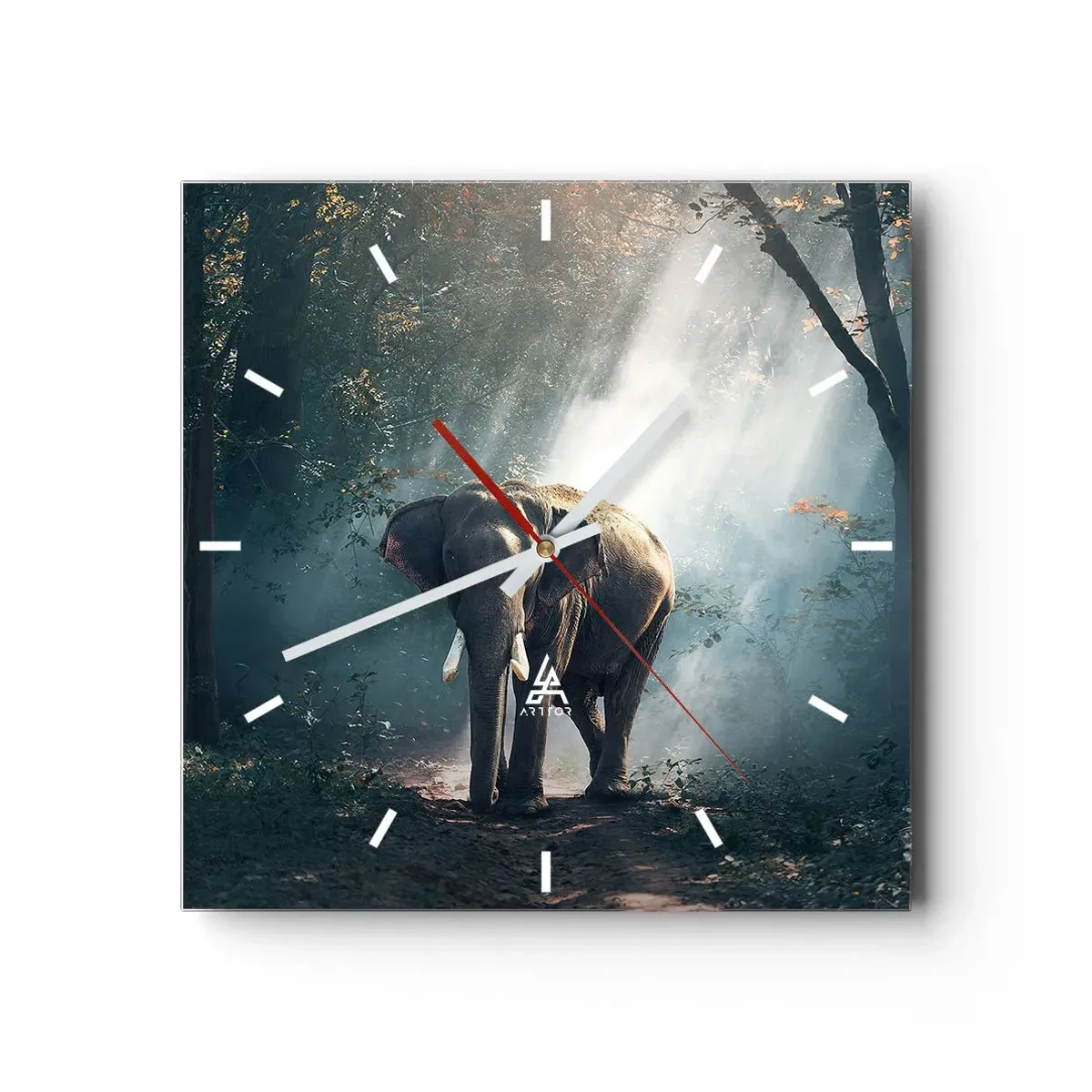 Nástenné hodiny - Pokojná prechádzka - 30x30 cm